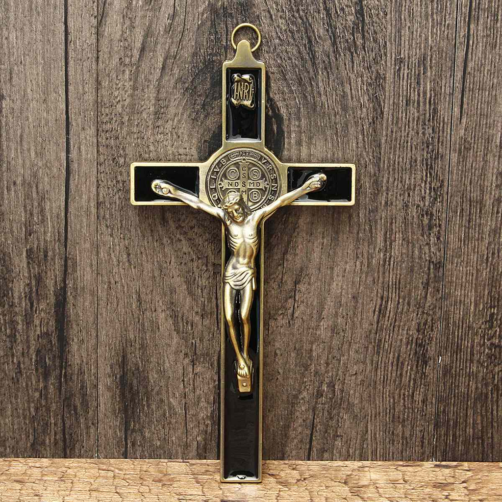 Black Saint Benedict Crucifix