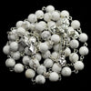 White Natural Stone Beads Rosary