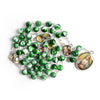 Green Acrylic Beads Seven Sorrows Rosary