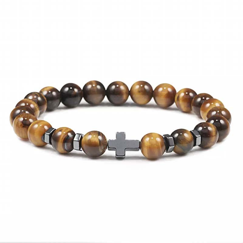 Tiger Stone Beads Bracelet