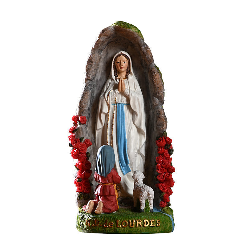 Our Lady Of Lourdes Resin Statue