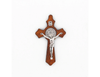 Wooden Cross with St Benedict medal