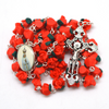 Our Lady of Fatima Red Flowers Rosary