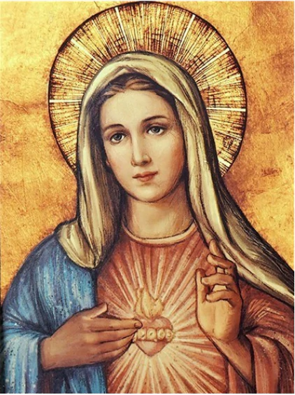 Catholic Goodies Holy Art  5D DIY Diamond Painting Sacred Heart Of Mary
