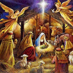 Catholic Goodies Holy Art  5D Diamond Painting Nativity SceneCatholic Goodies Holy Art | 5D DIY Diamond Painting Nativity Scene