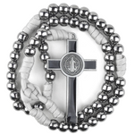 Big Beads Rosary With St Benedict Cross