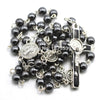 Hematite Beads Saint Benedict Rosary