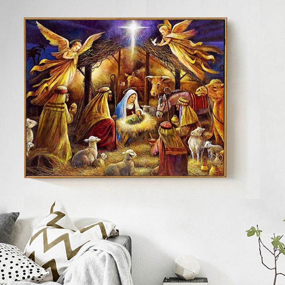Birth Of Jesus Christ - Religious Diamond Painting, Full Square